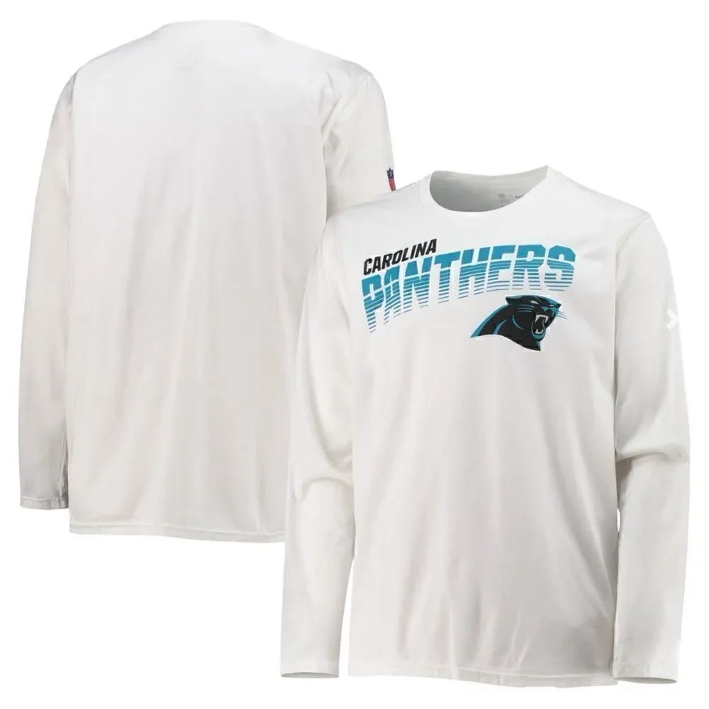 Men's Carolina Panthers Nike White
Scrimmage Long Sleeve T-Shirt size Size XXL